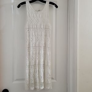 White Knit Dress